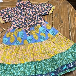 Matilda Jane Multicolor Floral and Patterned Kids Dress